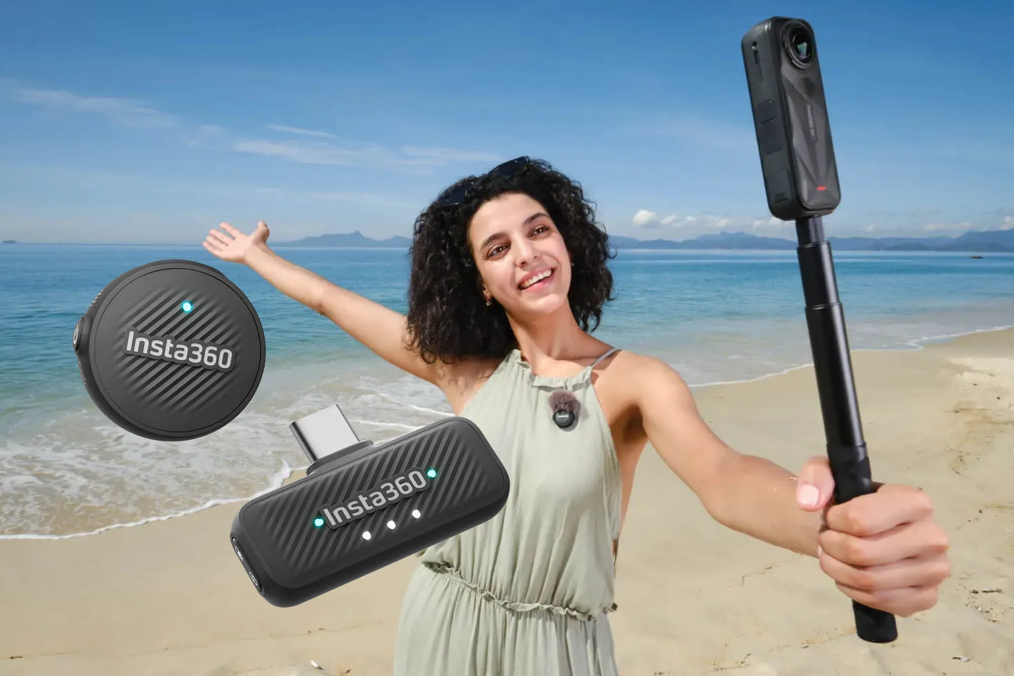 Chọn bộ 1 TX + 1 RX khi muốn dùng cho di động hoặc thiết bị khác không phải Insta360